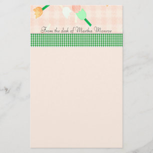 Papelería Efectos de escritorio de los tulipanes del