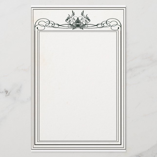 Papelería Efectos de escritorio de lujo 2 del Victorian (Anverso)
