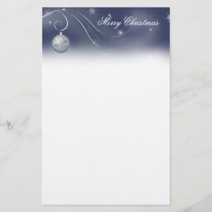 Papelería Efectos de escritorio de plata del navidad del