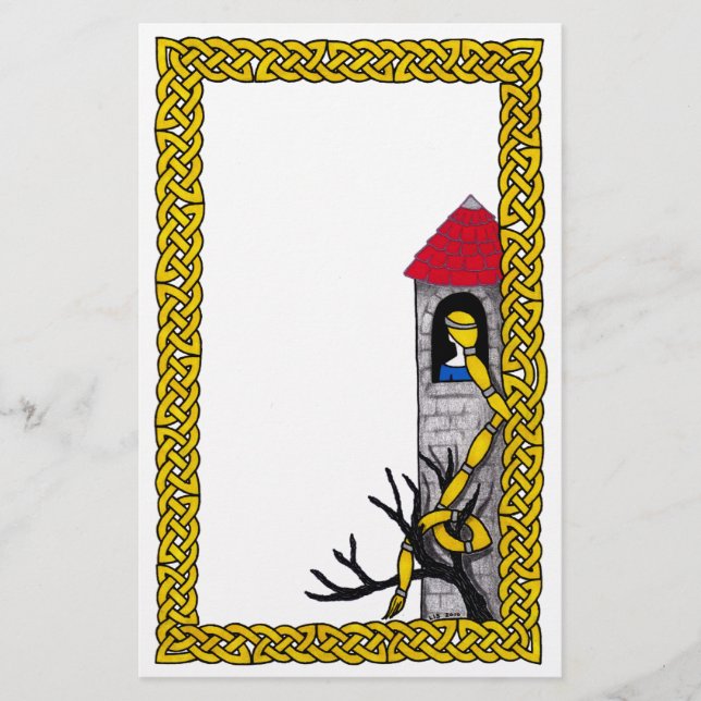 Papelería Efectos de escritorio de Rapunzel (Anverso)