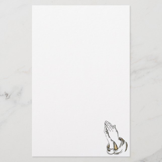 Papelería Efectos de escritorio de rogación de las manos del (Anverso)