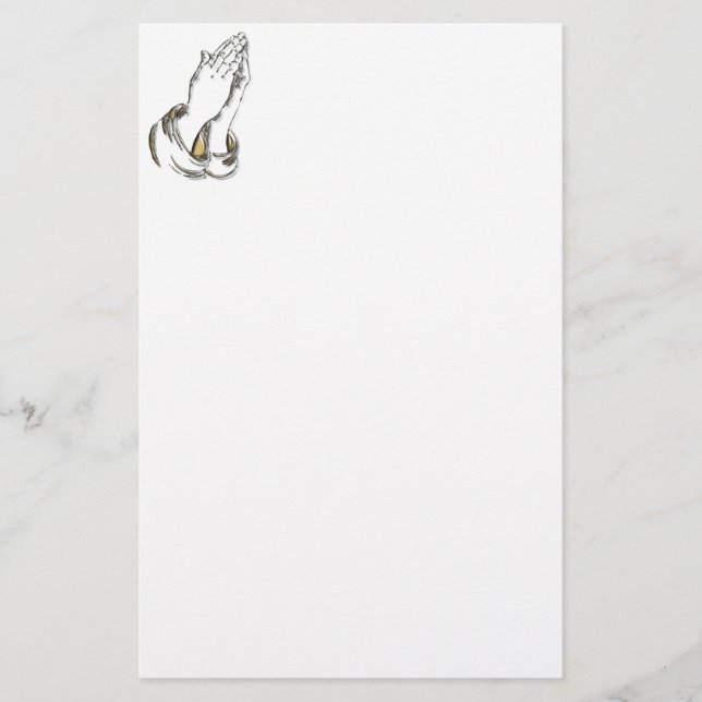 Papelería Efectos de escritorio de rogación de las manos del (Anverso)