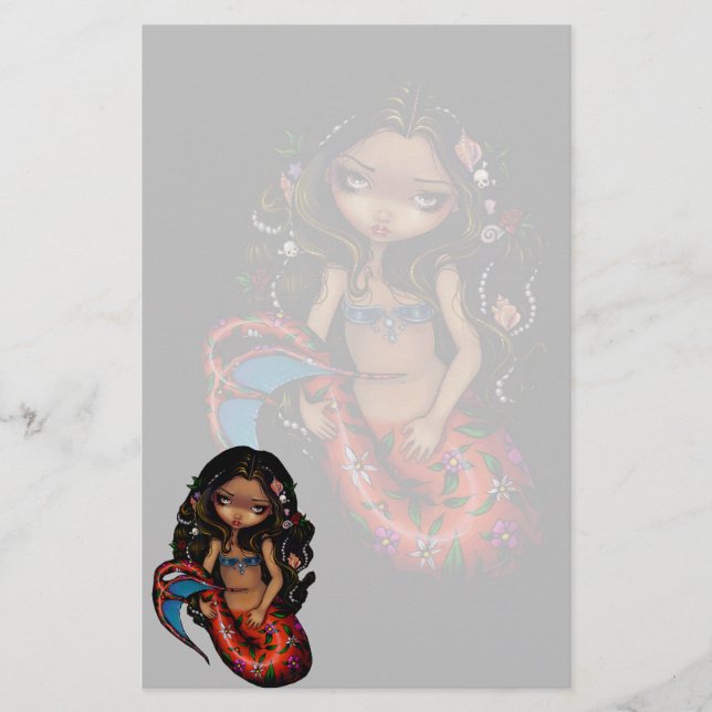 Papelería "Efectos de escritorio de Sirena del La" (Anverso)