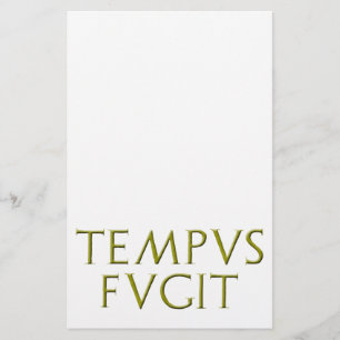 Papelería Efectos de escritorio de Tempus Fugit
