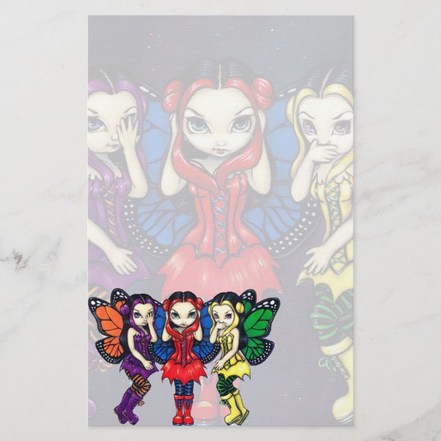 Papelería Efectos de escritorio de "tres Faeries sabios" (Anverso)