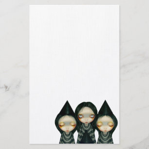 Papelería Efectos de escritorio de "tres hermanas de Witchy"