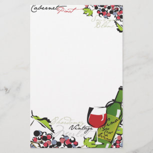 Papelería Efectos de escritorio del amante del vino
