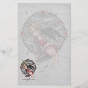 Papelería Efectos de escritorio del ángel del diablo
