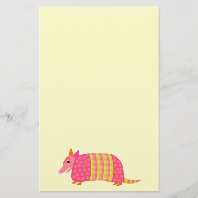 Papelería Efectos de escritorio del armadillo (Anverso)