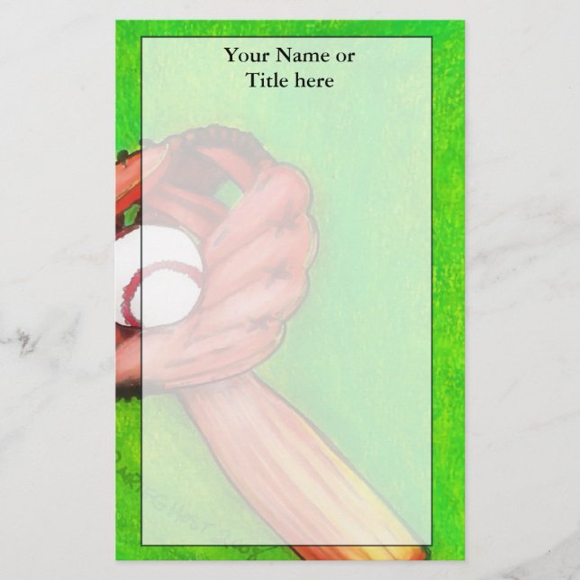 Papelería Efectos de escritorio del béisbol (Anverso)