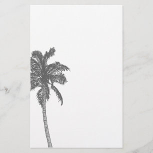 Papelería Efectos de escritorio del bosquejo de la palmera