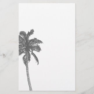 Papelería Efectos de escritorio del bosquejo de la palmera