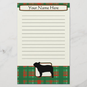 Papelería Efectos de escritorio del bulldog francés del