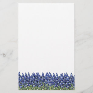Papelería Efectos de escritorio del campo del Bluebonnet