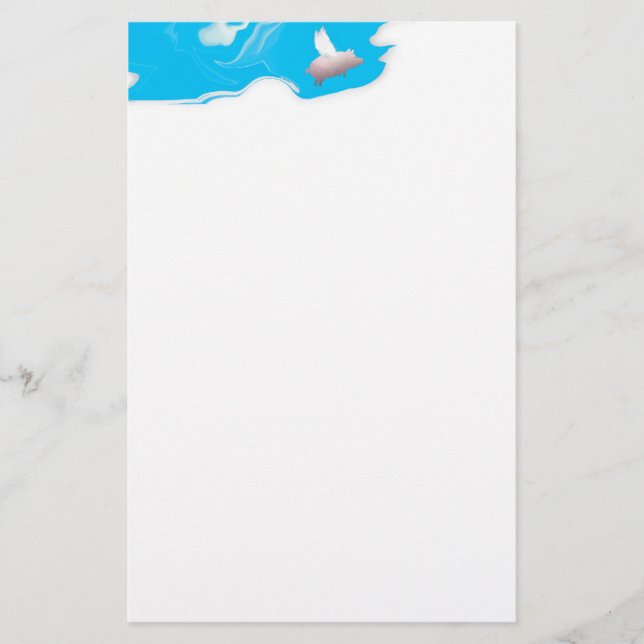 Papelería efectos de escritorio del cerdo del vuelo (Anverso)