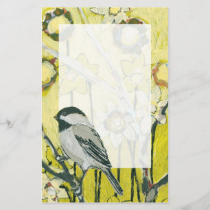 Papelería Efectos de escritorio del Chickadee de la