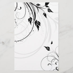 Papelería Efectos de escritorio del diseño floral