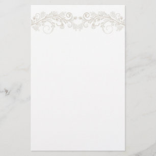 Papelería Efectos de escritorio del diseño floral del