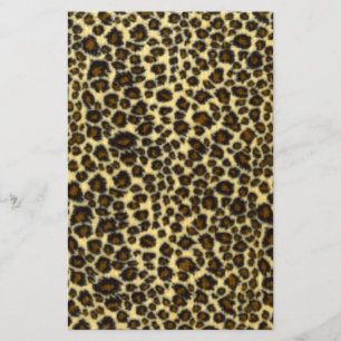 Papelería Efectos de escritorio del estampado leopardo