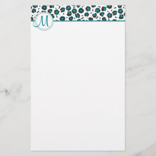 Papelería Efectos de escritorio del estampado leopardo del