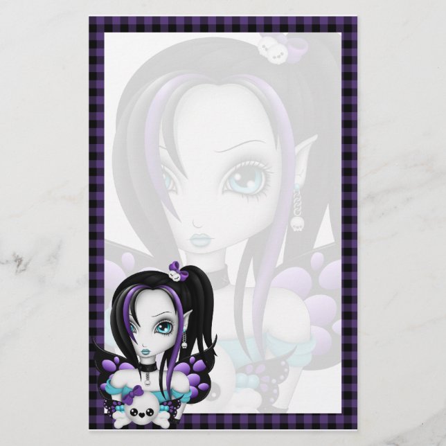 Papelería Efectos de escritorio del Faery del cráneo (Anverso)