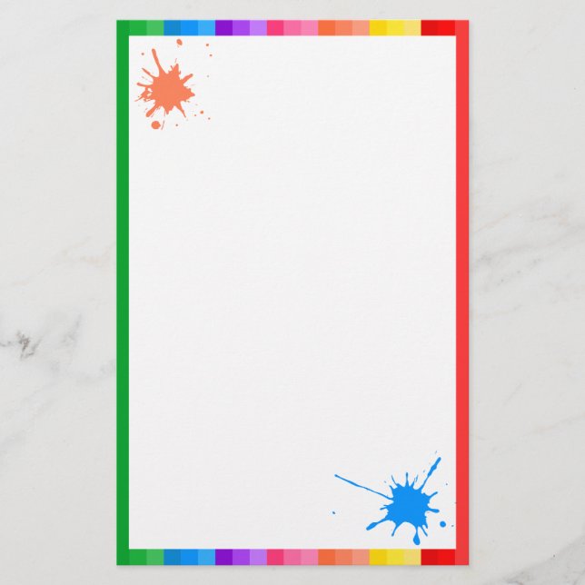 Papelería Efectos de escritorio del fiesta del arte (Anverso)