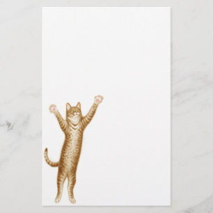 Papelería Efectos de escritorio del gato del juerguista