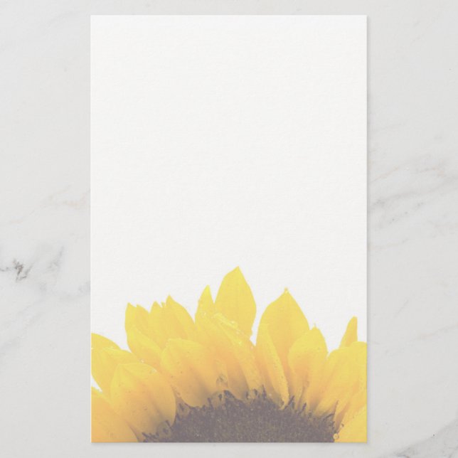 Papelería Efectos de escritorio del girasol (Anverso)