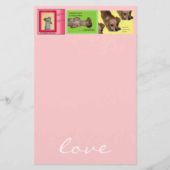 Papelería efectos de escritorio del Ji-weenie (Anverso)