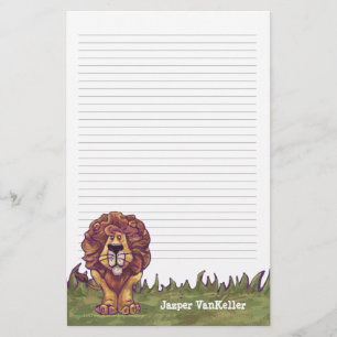 Papelería Efectos de escritorio del león