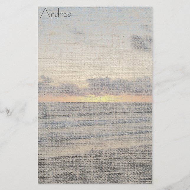 Papelería Efectos de escritorio del lino de la puesta del (Anverso)