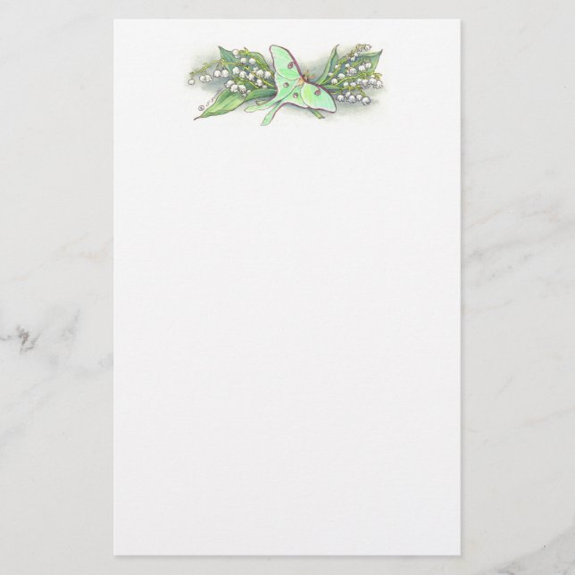 Papelería Efectos de escritorio del lirio de los valles (Anverso)