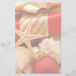 Papelería Efectos de escritorio del navidad del Seashell
