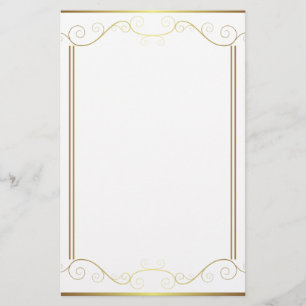 Papelería Efectos de escritorio del panel del oro