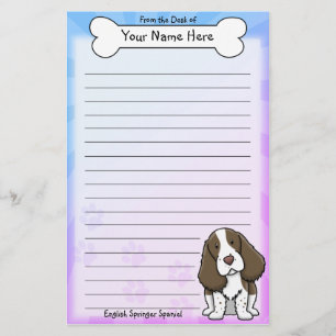 Papelería Efectos de escritorio del perro de aguas de