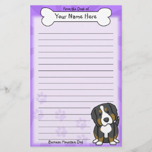 Papelería Efectos de escritorio del perro de montaña de