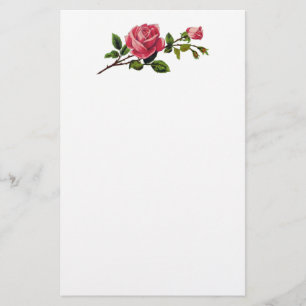 Papelería Efectos de escritorio del rosa rojo
