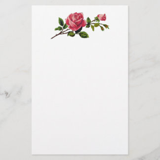 Papelería Efectos de escritorio del rosa rojo