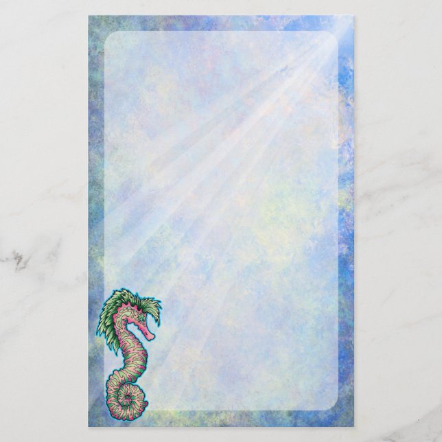 Papelería Efectos de escritorio del Seahorse (Anverso)