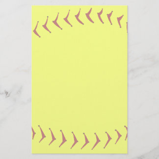 Papelería Efectos de escritorio del softball de Fastpitch
