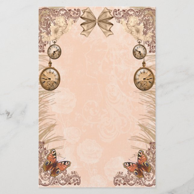 Papelería Efectos de escritorio del tesoro del Victorian (Anverso)