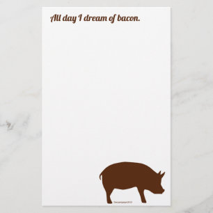 Papelería Efectos de escritorio divertidos del tocino
