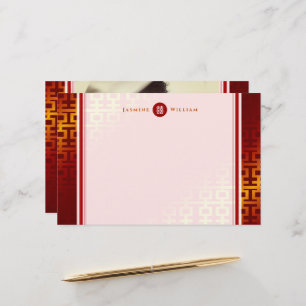 Papelería Efectos de escritorio dobles rojos de la felicidad