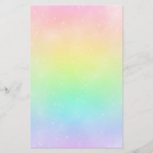 Papelería Efectos de escritorio en colores pastel del cielo