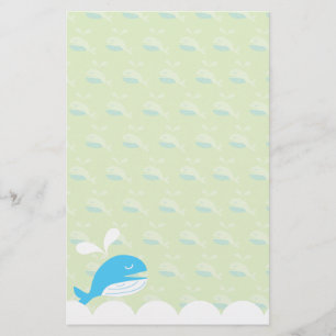 Papelería Efectos de escritorio felices de la ballena