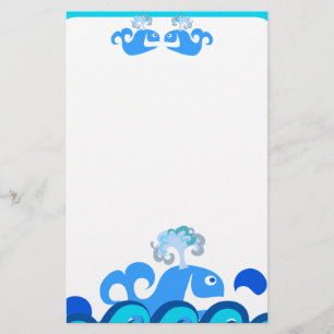 Papelería ¡Efectos de escritorio felices de la ballena!