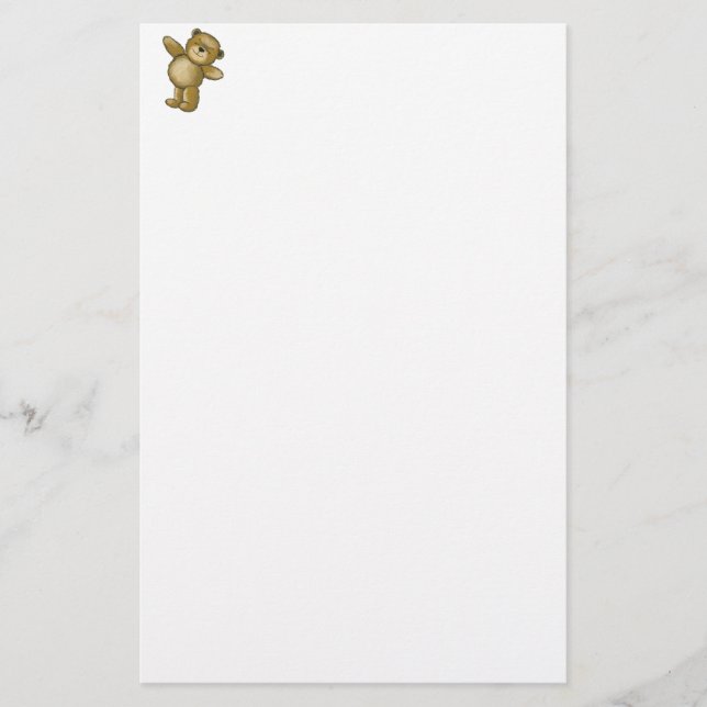 Papelería Efectos de escritorio felices del peluche (Anverso)