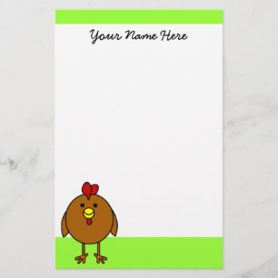 Papelería Efectos de escritorio felices lindos Brown/verde