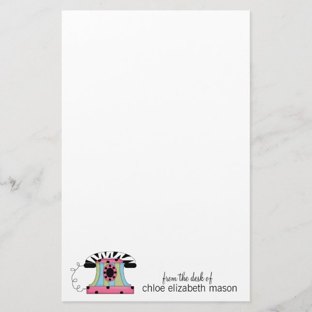 Papelería Efectos de escritorio femeninos lindos estupendos (Anverso)