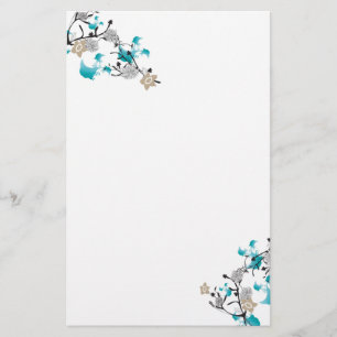 Papelería Efectos de escritorio florales